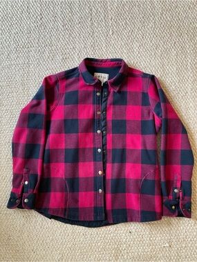 100% Cotton Orvis Women’s Buffalo Plaid Snap-Front Shirt